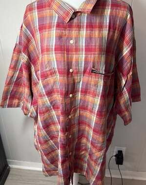 Rare Vintage Karl Kani Button Up Short Sleeve 90s Hip Hop Size 3XL LL